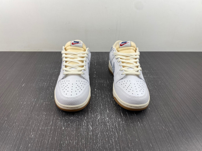 nike dunk low new americana washed denim fn6881-100