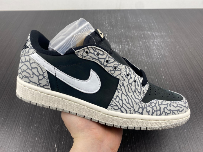 jordan 1 retro low og black cement cz0790-001