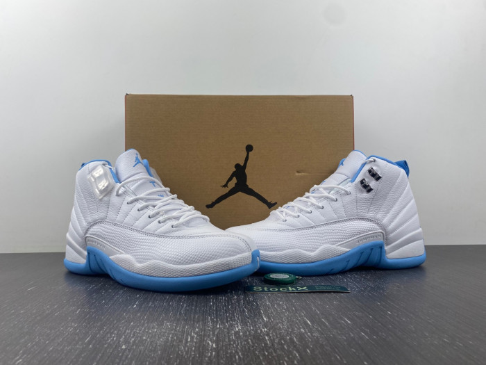 air jordan 12 retro white university blue 308243-142