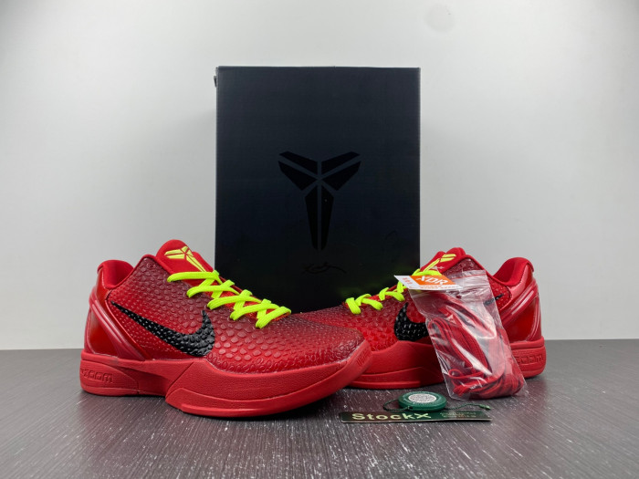 nike kobe 6 protro “reverse grinch” fv4921-600