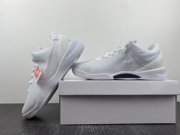 nike kobe 8 protro “triple white” fj9364-100