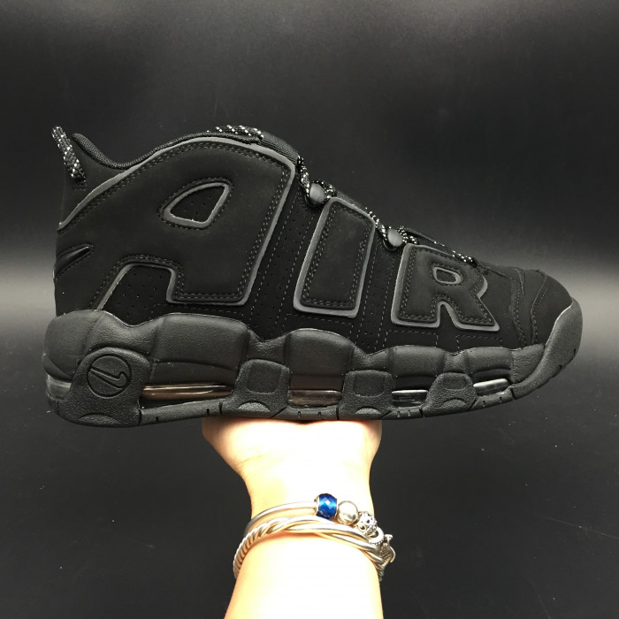 nike air more uptempo triple black 414962-004