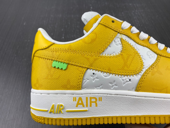 l**isV*t*n x nike air force lv yellow 20230213