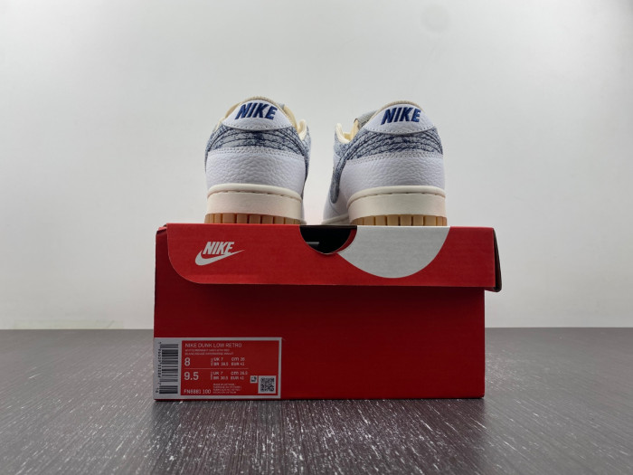 nike dunk low new americana washed denim fn6881-100