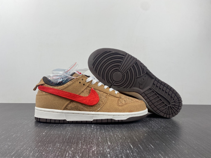 nike dunk low sp clot cork fn0317-121