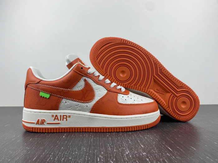 l**isV*t*n x nike air force lv orange 20230303