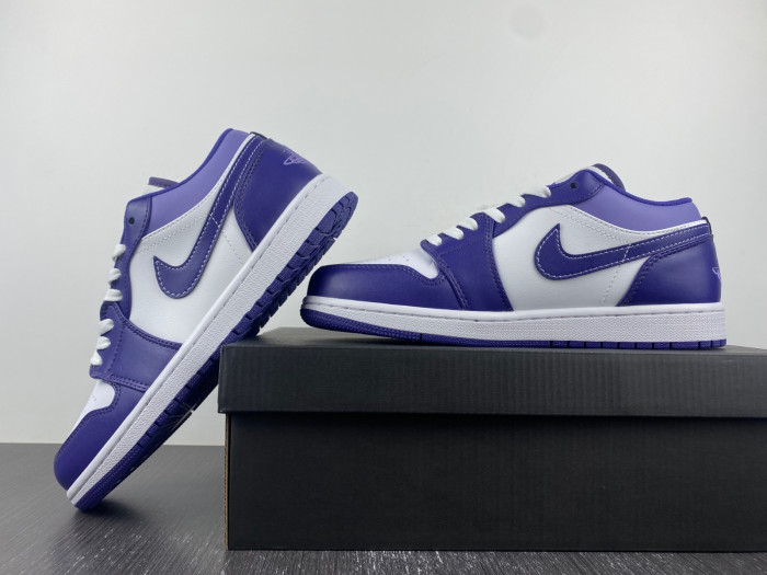 air jordan 1 low sky j light purple-white 553558-515