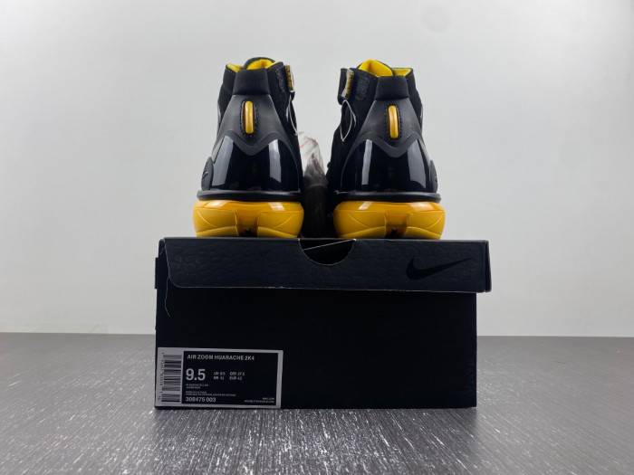 nike air zoom huarache 2k4 black varsity maize 308475-003