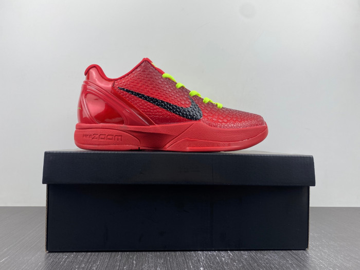 nike kobe 6 protro “reverse grinch” fv4921-600