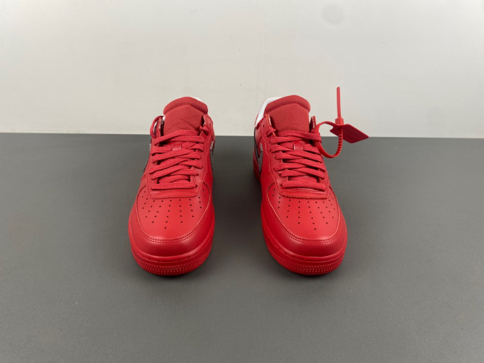 nike off-w x air force 1 low red ao4297-600
