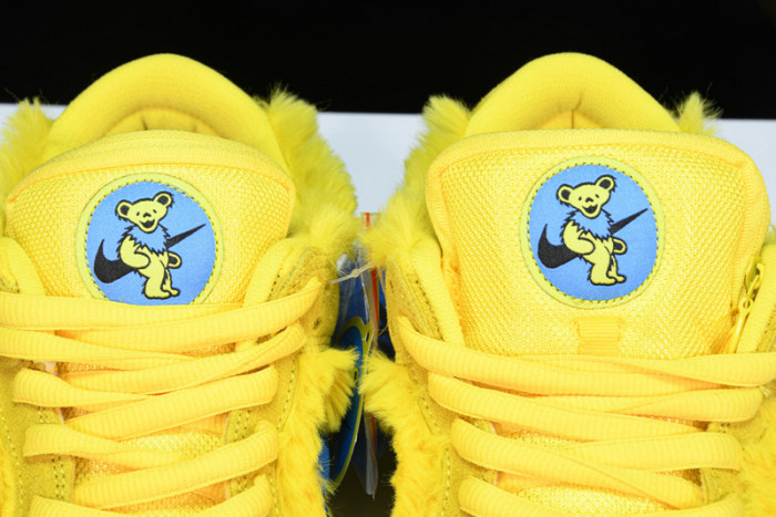 grateful dead x nike sb dunk low“ yellow bear” cj5378-700
