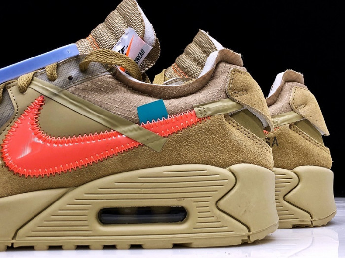 ow nike air max 90 desert ore aa7293-200