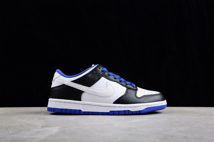 nike dunk low white/white-black-game royal fd9064-110