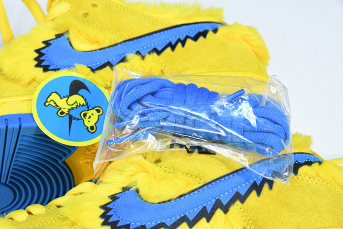 grateful dead x nike sb dunk low“ yellow bear” cj5378-700