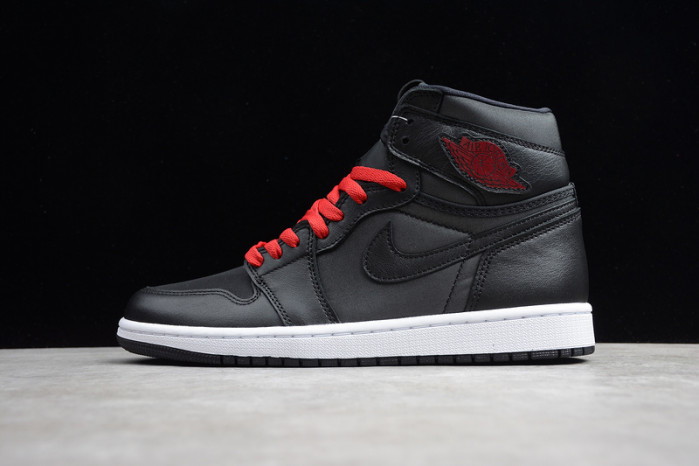 air jordan 1 high black satin 555088-060