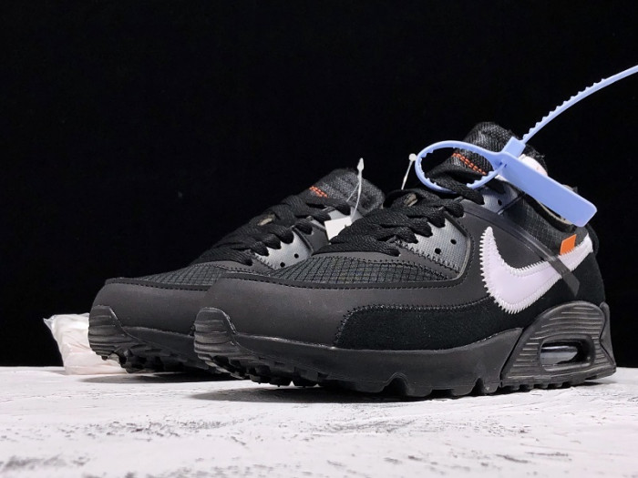 ow nike air max 90 black aa7293-001