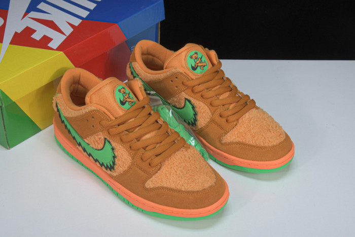 grateful dead x nike sb dunk low“ orange bear” cj5378 800