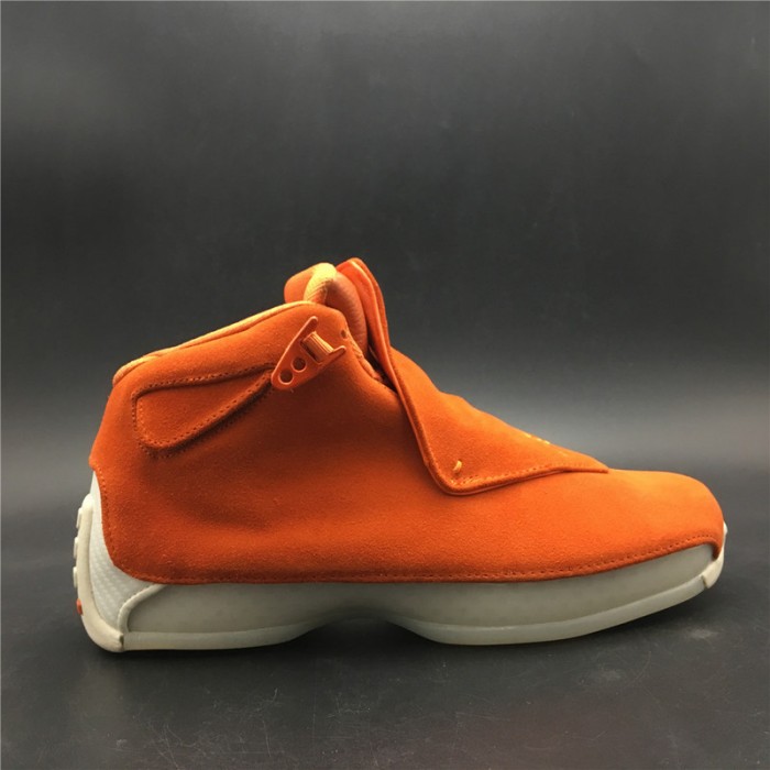 air jordan 18 orange suede aa2494-801