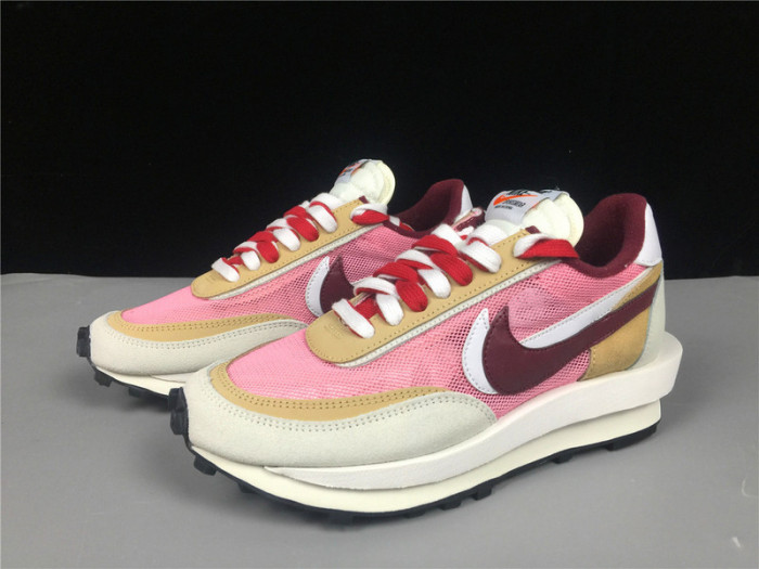 sacai x nike ldv waffle pink bv0073-500