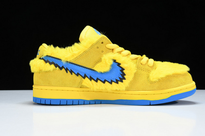 grateful dead x nike sb dunk low“ yellow bear” cj5378-700