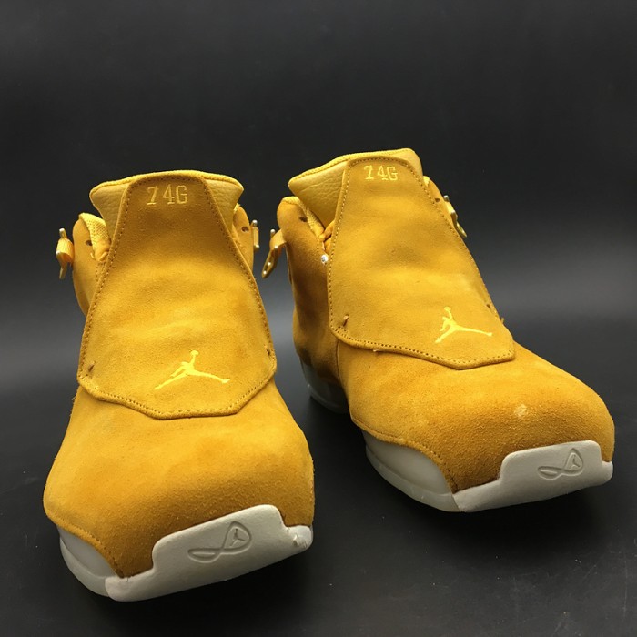 air jordan 18 yellow suede aa2494-701