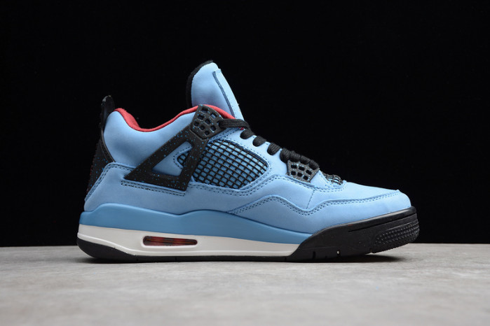 travis scott x air jordan 4 “houston oilers” university blue 308497-406