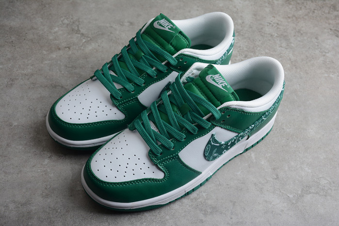 nike dunk low essential paisley pack green dh4401-102