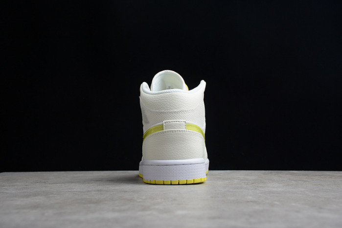 air jordan 1 mid se voltage yellow" db2822-107
