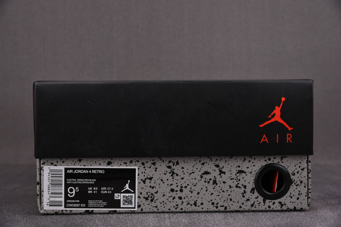 air jordan 4 green laser aj4-1043515