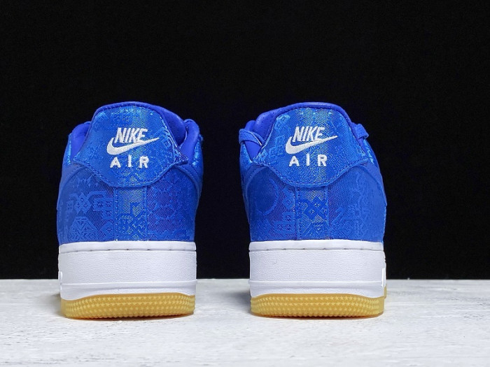 clot nike air force 1 blue silk cj5290-400