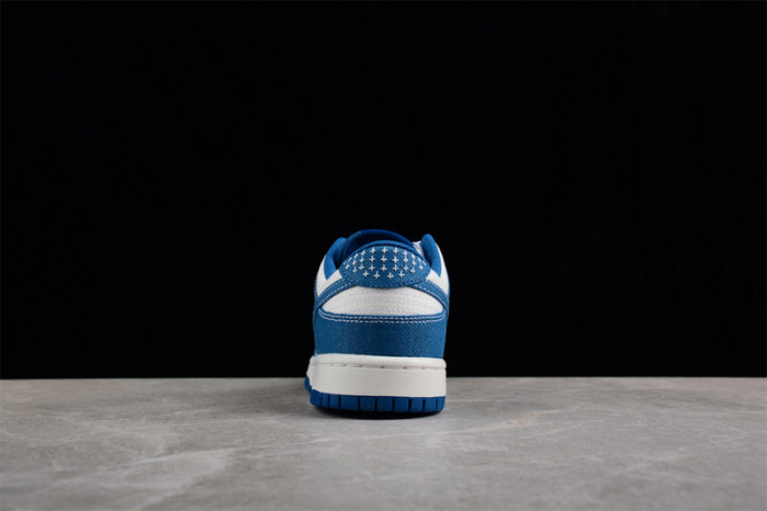 nike dunk low industrial blue sashiko dv0834-101