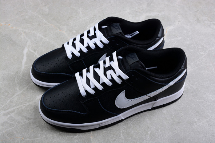 nike dunk low surF**es in black and white dj6188-002