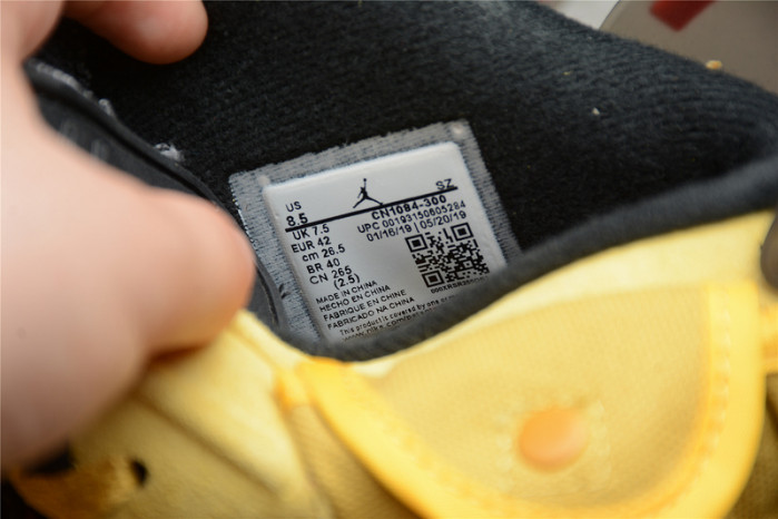 travis scott air jordan 6 yellow cactus jack cn1084-300