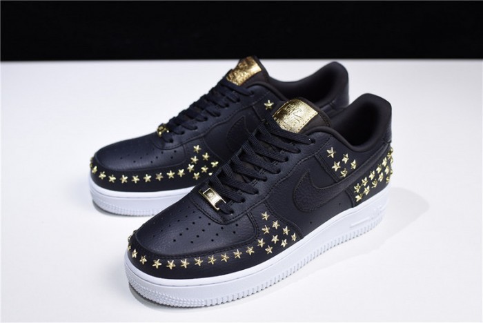 nike air force 1 low stars black ar0639-001