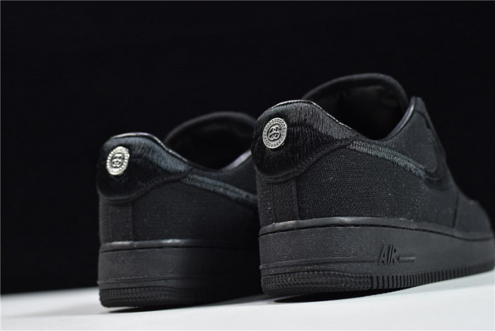 nike air force 1 low stussy black cz9084-001
