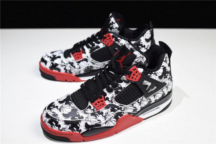 2018 nwe 4 tattoo men chinese element limited edition white black b00897-006