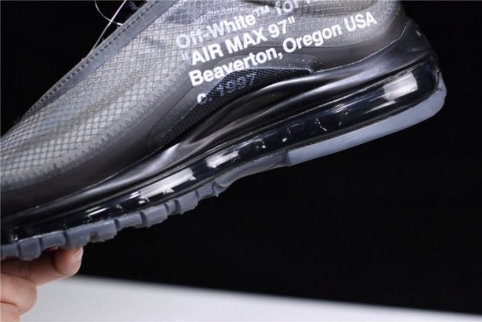 ow nike air max 97 black aj4585-001