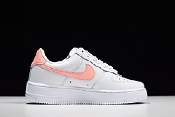 nike womens air force 1 low white pink ah0287-102