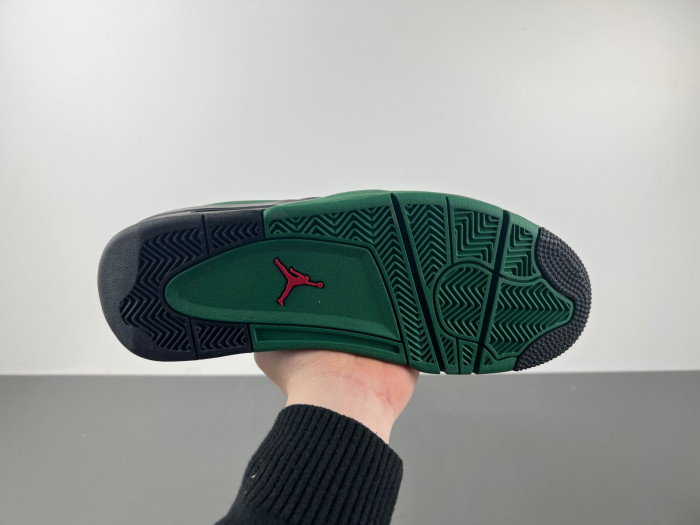 Air Jordan 4 RM Black Gorge Green University Red FQ7939-003