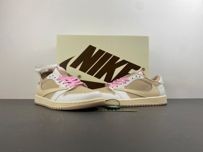 Air Jordan 1 Low Travis Scott Sail DM7866 106
