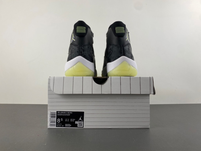 AIR Jordan 11 Retro Black Barely Volt IB1378-001
