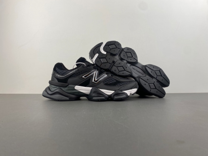 New Balance 9060 Shoe Palace Black Silver U9060PNR