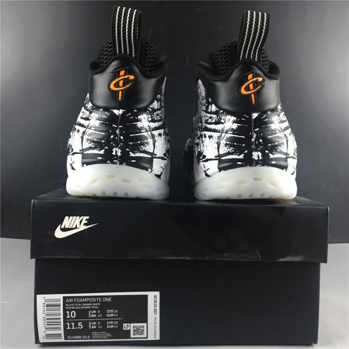 Nike Air Foamposite One Black White 314996-013