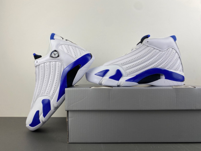 Air Jordan 14 Retro White Hyper Royal 487471-104