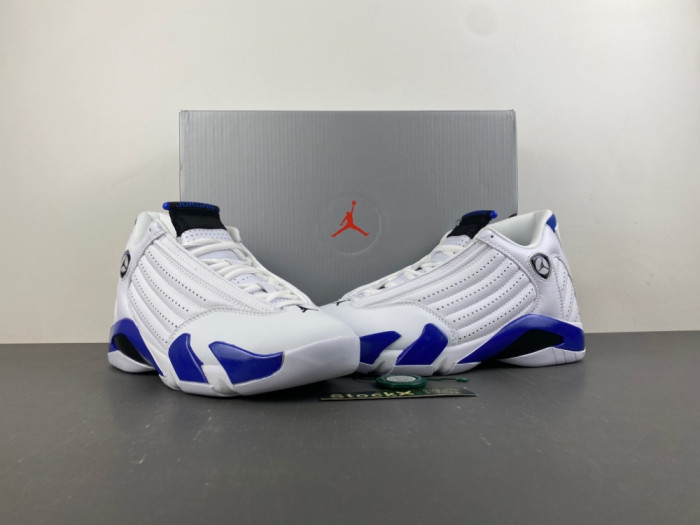 Air Jordan 14 Retro White Hyper Royal 487471-104