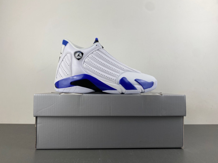 Air Jordan 14 Retro White Hyper Royal 487471-104